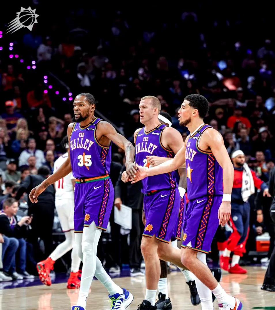 太阳鏖战广东队，杜兰特扛起全队